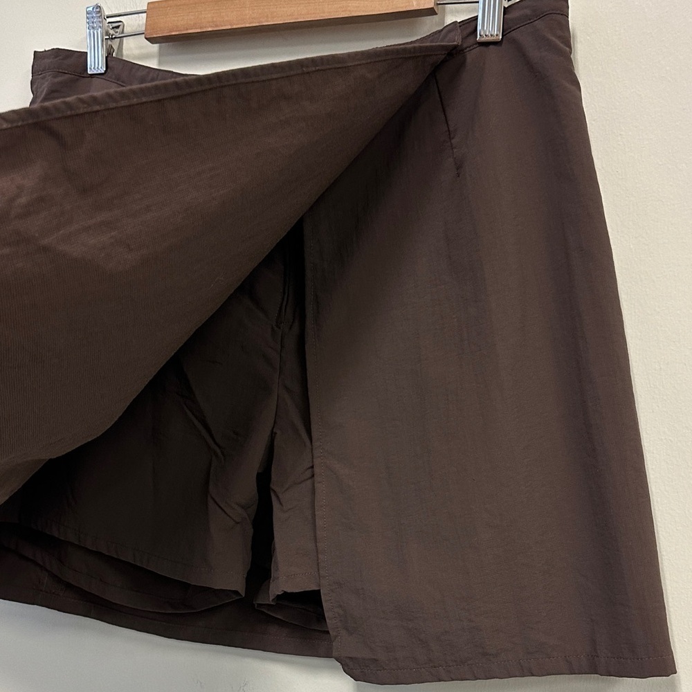 Royal Robbins Chocolate Brown Nylon Hiking Skort - Picture 2 of 7